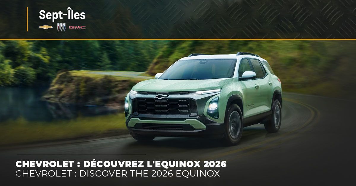 2026 Equinox: bold design, smart technology, and reliable performance