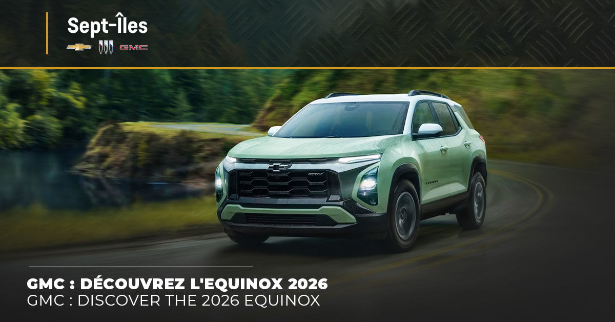 2026 Equinox: bold design, smart technology, and reliable performance