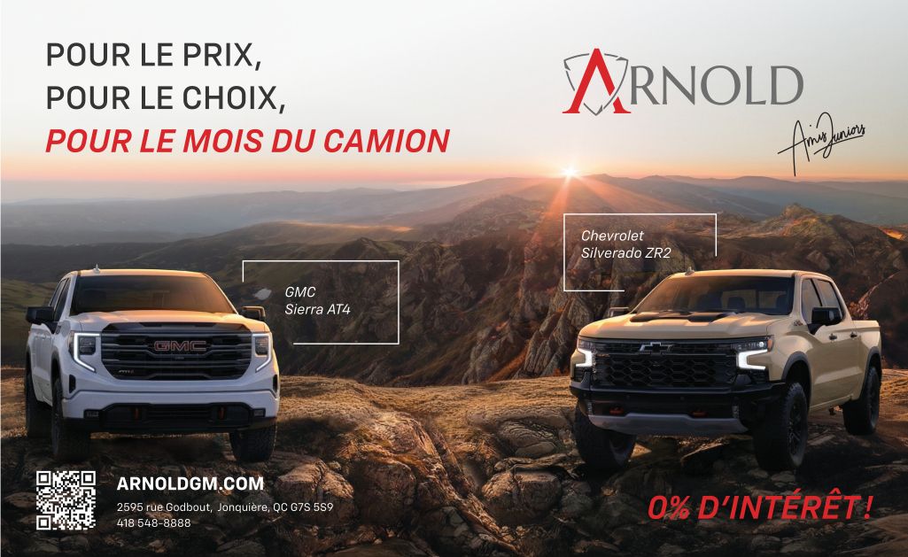 GM domine le marché électrique au Canada : Arnold GM fièrement représenté au Saguenay