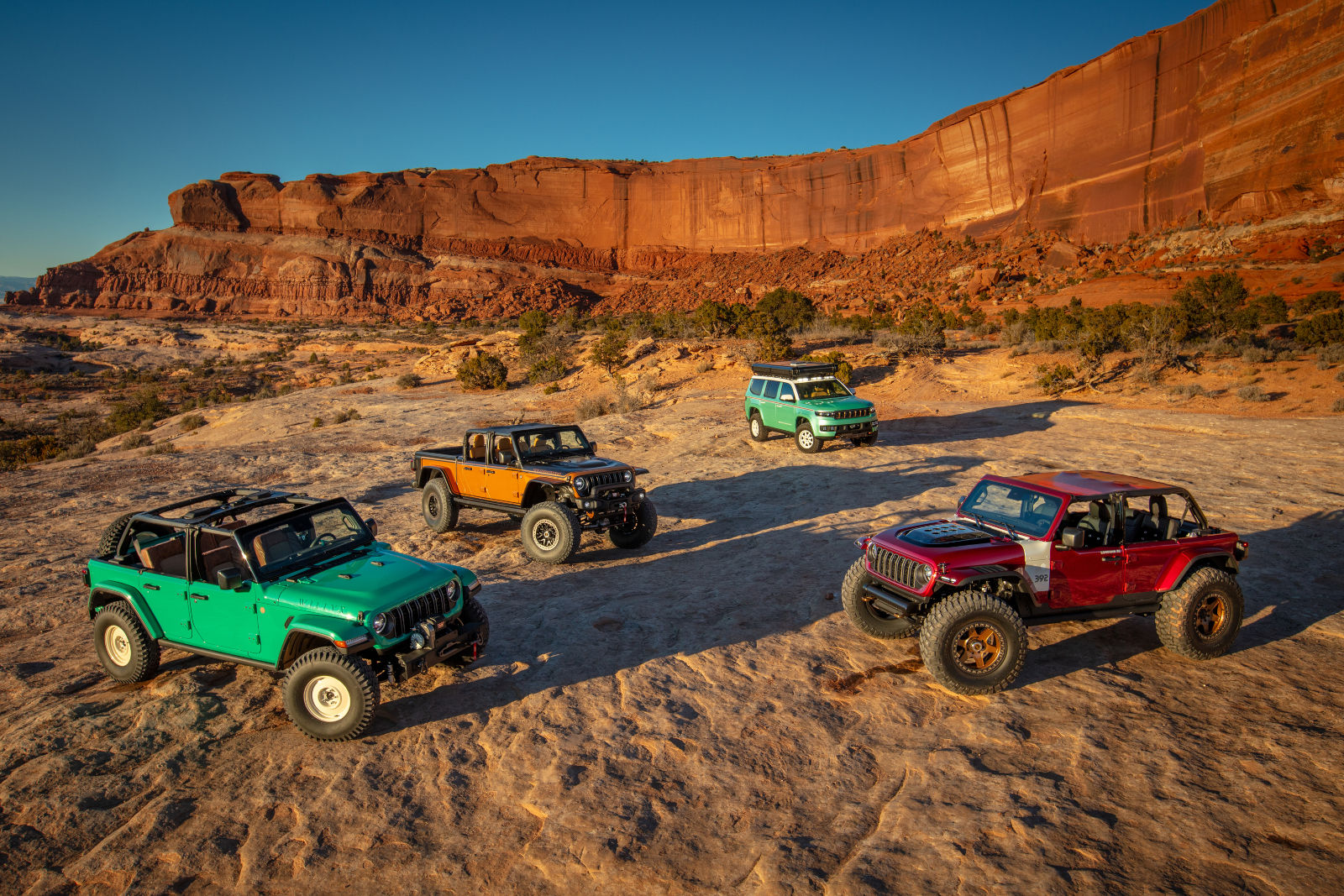 Jeep embrase le désert : Dévoilement de quatre 4x4 conceptuels électrisants lors du Easter Jeep Safari 2024