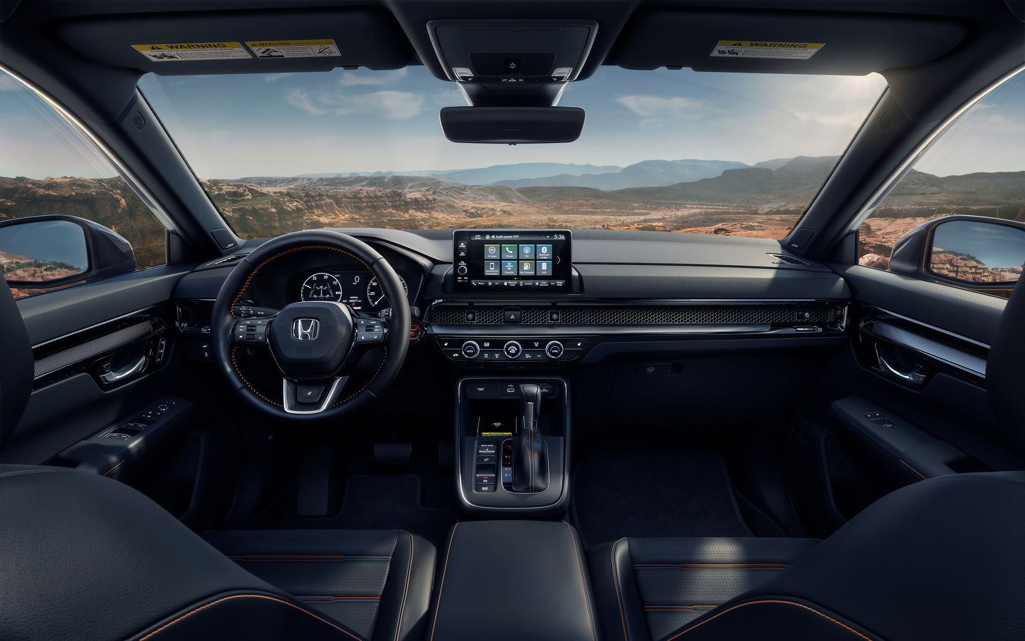 This is the interior of the new 2023 Honda CR-V