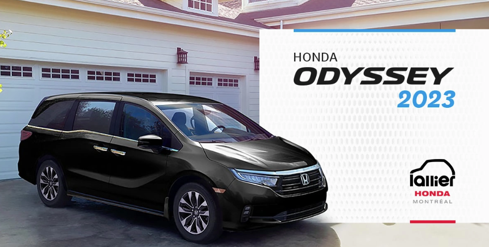 Honda Odyssey 2023 : un véhicule pour toute la famille