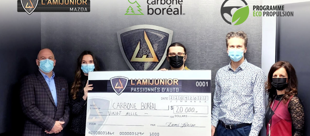 THE L’AMI JUNIOR GROUP PROVIDES $20,000 TO CARBONE BORÉAL