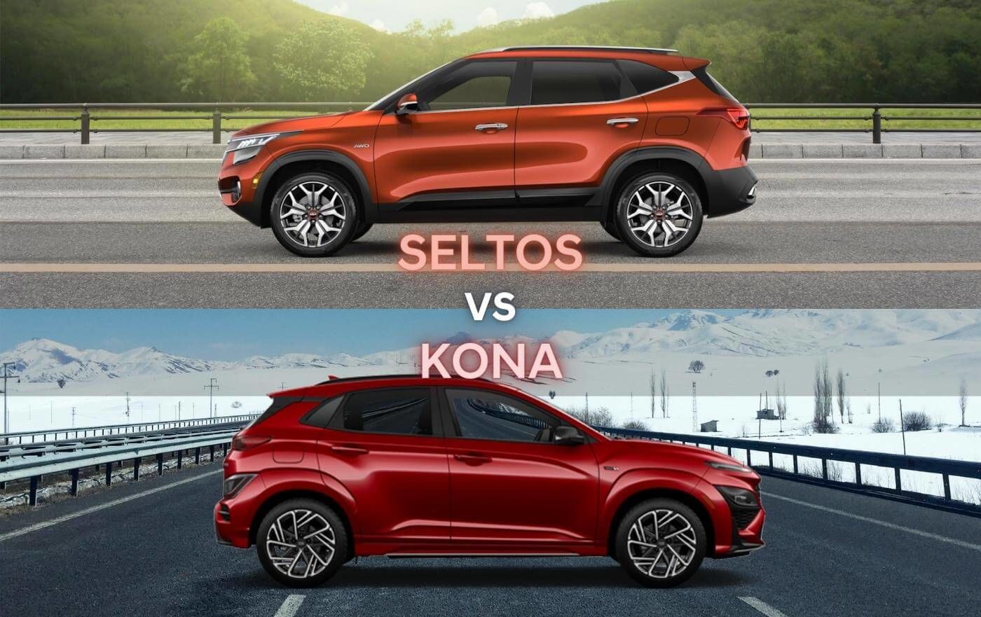 Kia Seltos 2022 vs Hyundai Kona 2022