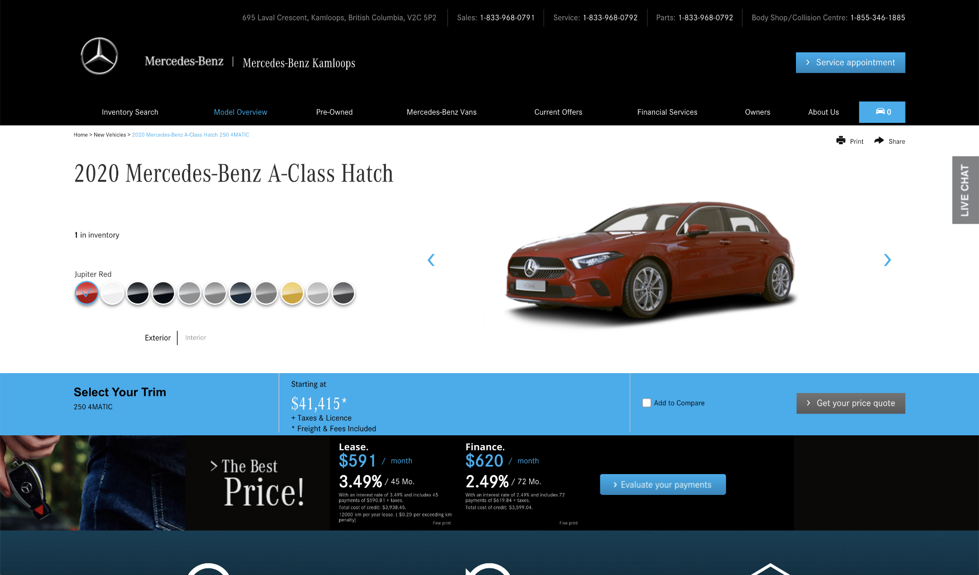 How to Shop a New Mercedes-Benz Vehicle on Mercedes-Benz Kamloops’ Website