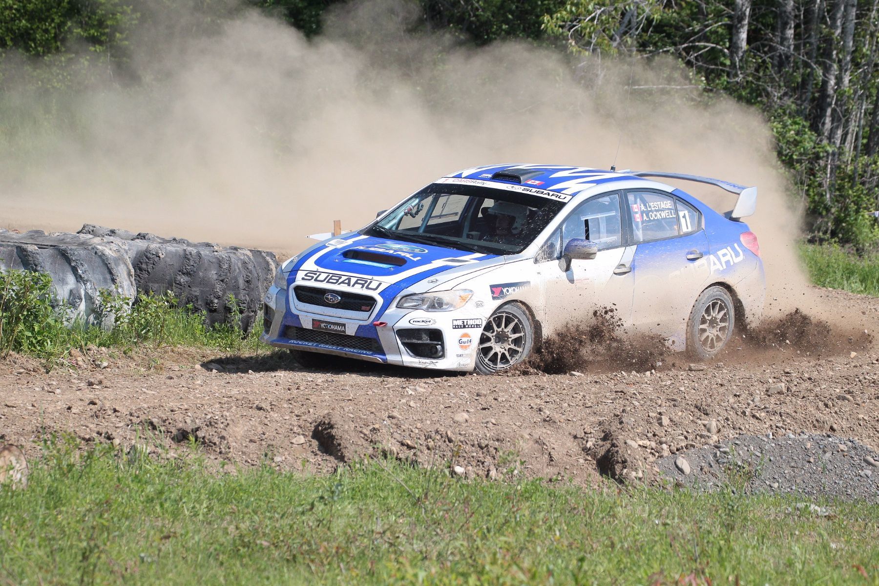 Subaru rally team