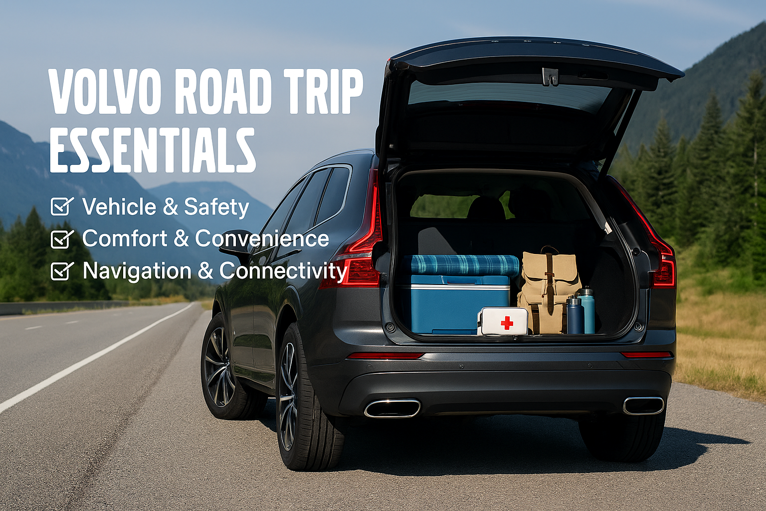 Volvo Road Trip Essentials – What to Pack Before You Hit the Road