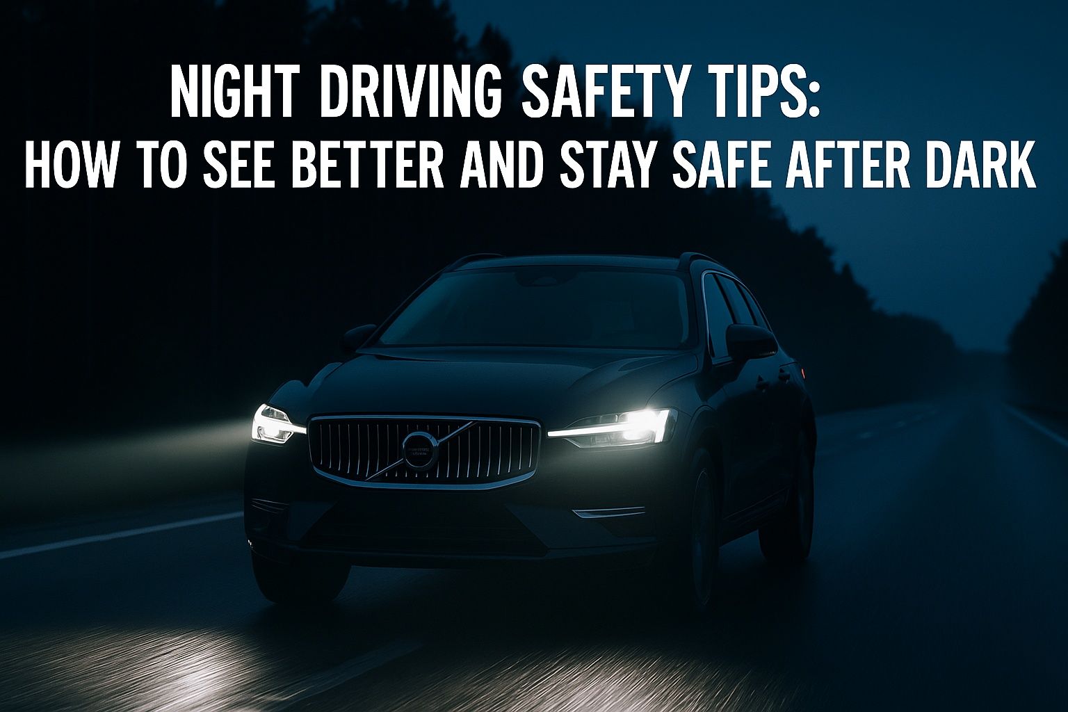 How to Improve Visibility and Stay Alert While Driving at Night