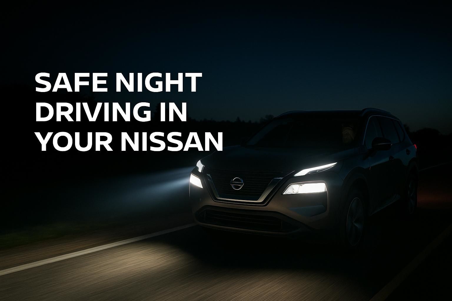 How to Stay Safe on the Road After Dark in Your Nissan