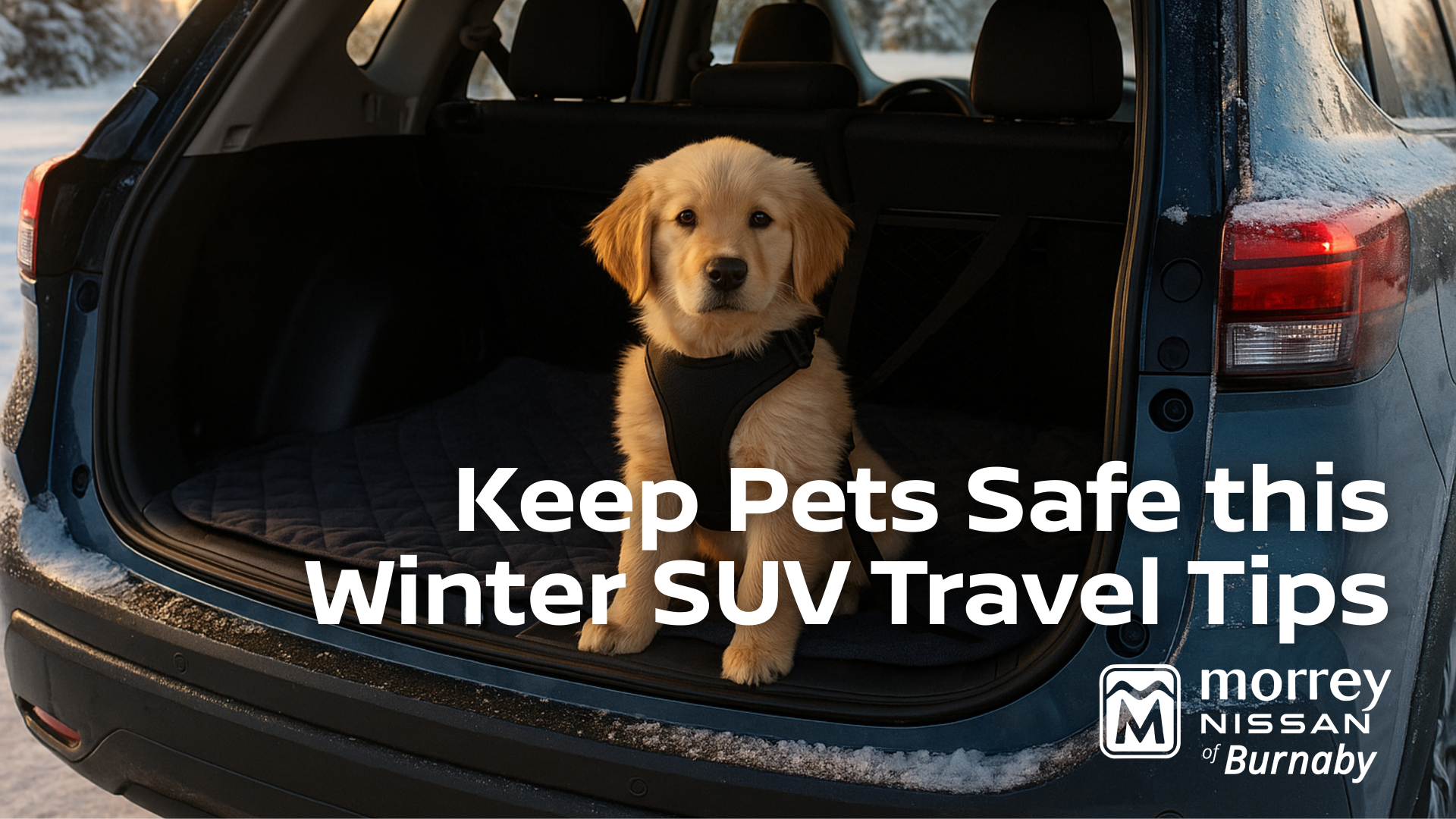 Keep Pets Safe this Winter SUV Travel Tips