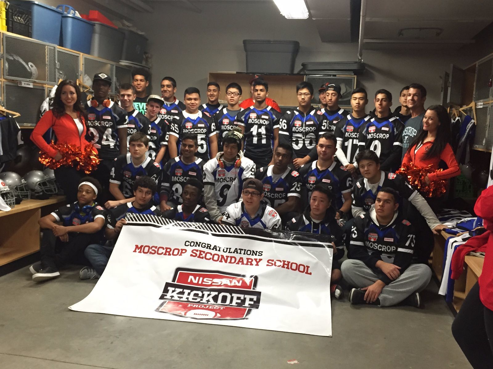 Nissan Kickoff Project - Moscrop Highschool Donation