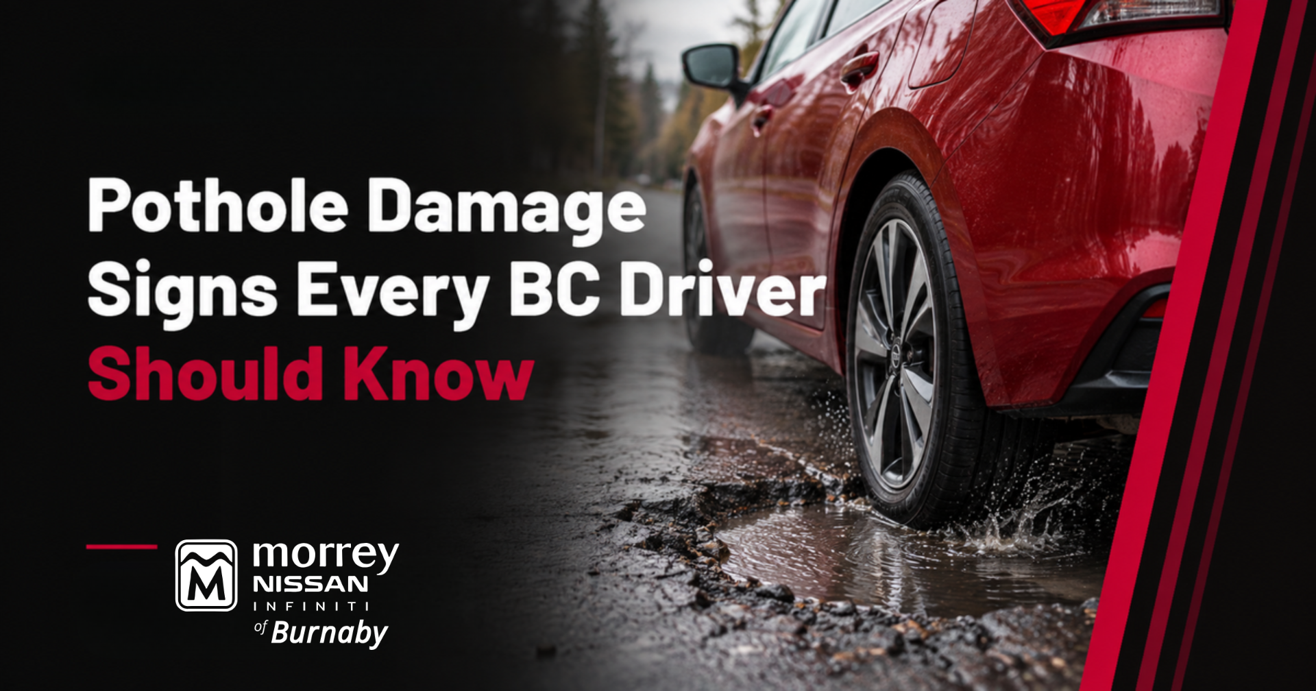 Pothole Damage Signs Every BC Driver Should Know
