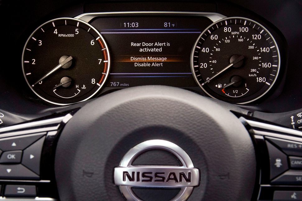 Rear Door Alert is coming to all Nissan four-door models