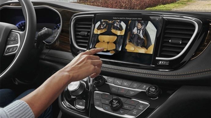 Pacifica rear view monitor.