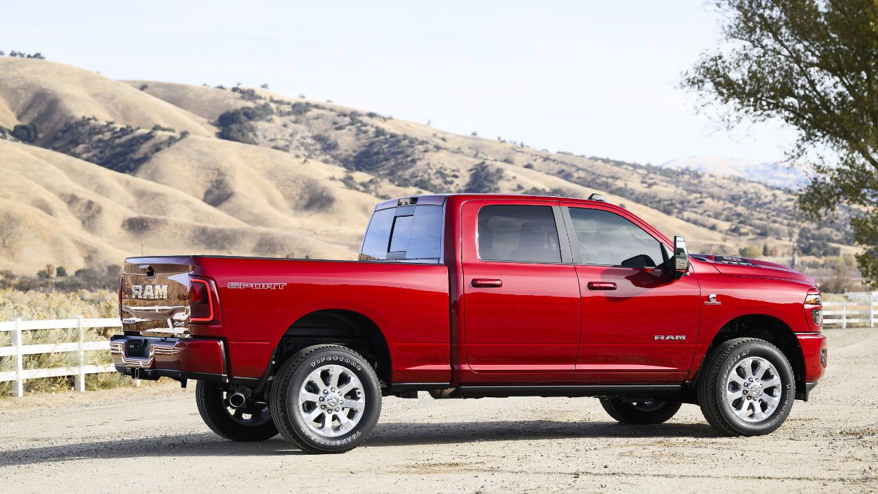 side view of a RAM 2500 2025