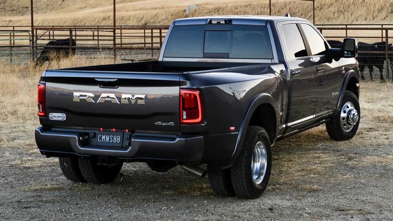 rear side view of a RAM 2500 2025