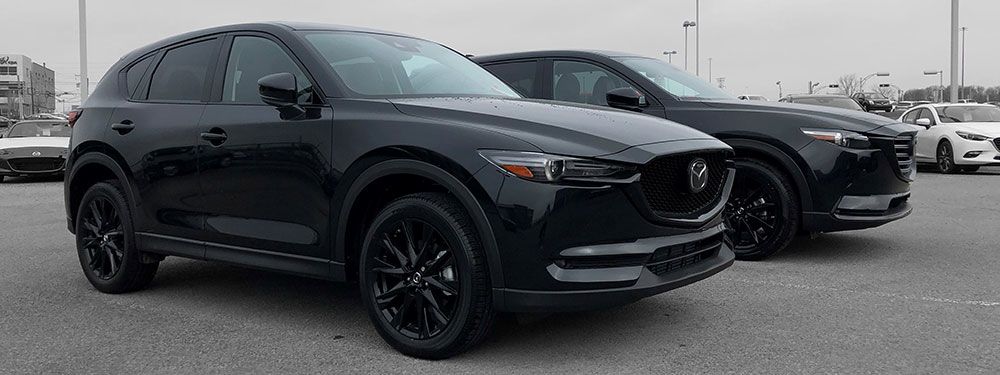 Mazda CX-3, CX-5 and CX-9 Black Edition at Planète Mazda
