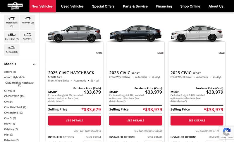 Find Your Perfect Honda