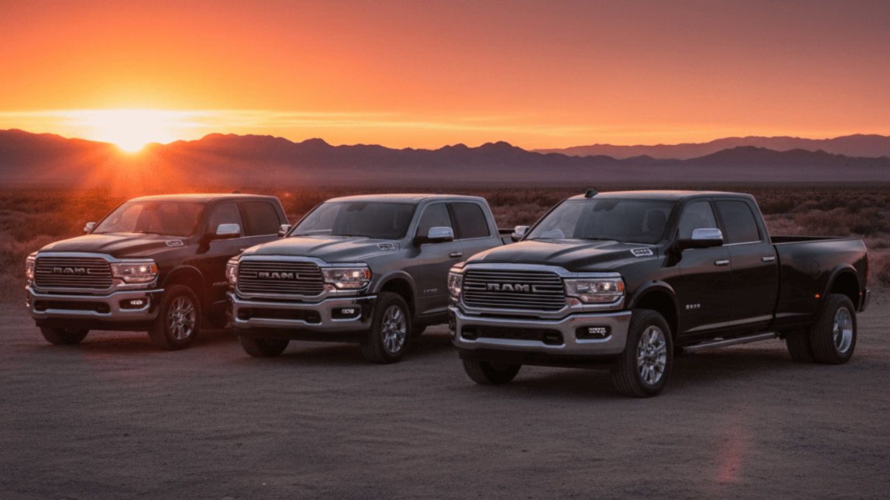 Towing capacity Ram 1500, 2500, and 3500