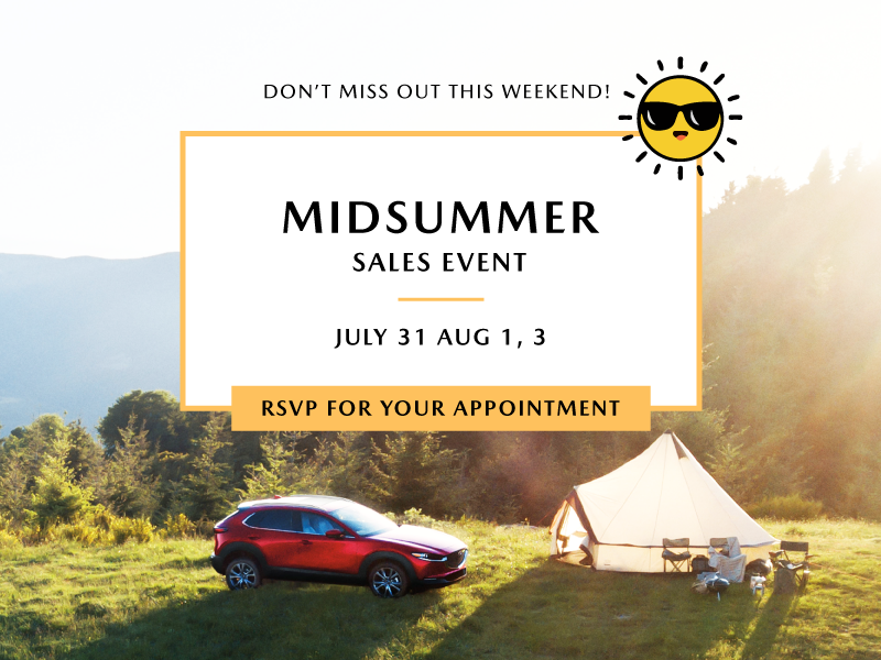 Scarboro Mazda's Midsummer Sales Event!