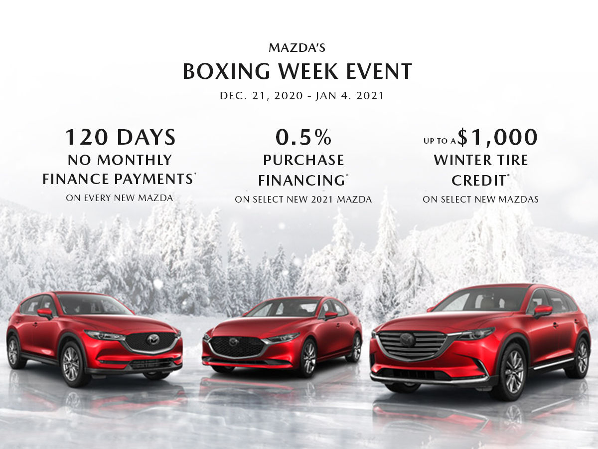 Mazda's Boxing Week Event at Scarboro Mazda!
