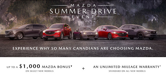 Mazda's Summer Special Event is Now On!