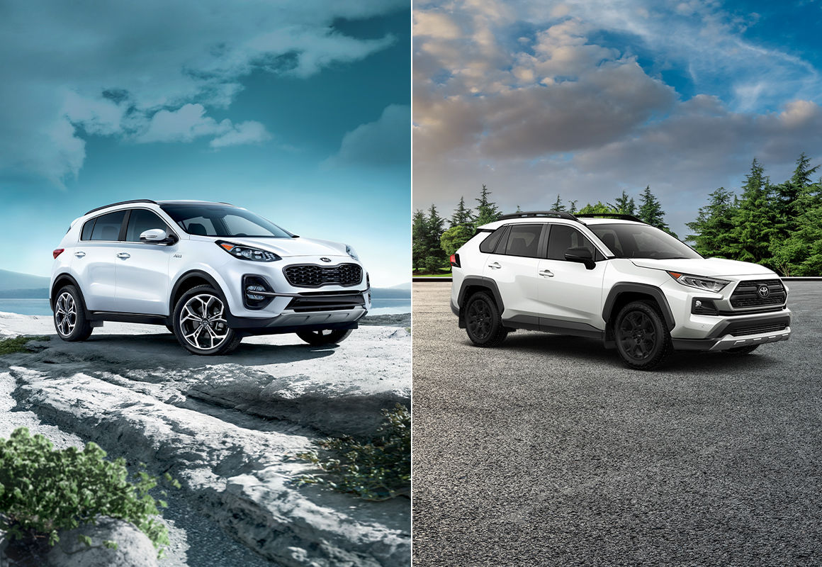 2021 Kia Sportage vs. 2021 Toyota RAV4 A Different Experience Trento