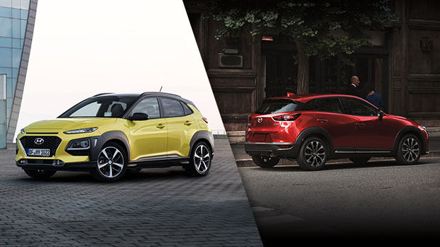 Hyundai Kona 2018 vs Mazda CX-3 2019 à Lachine