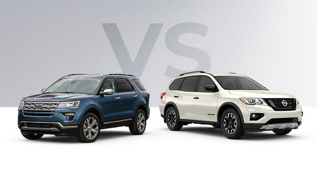 2019 Ford Explorer vs 2019 Nissan Pathfinder in Montreal