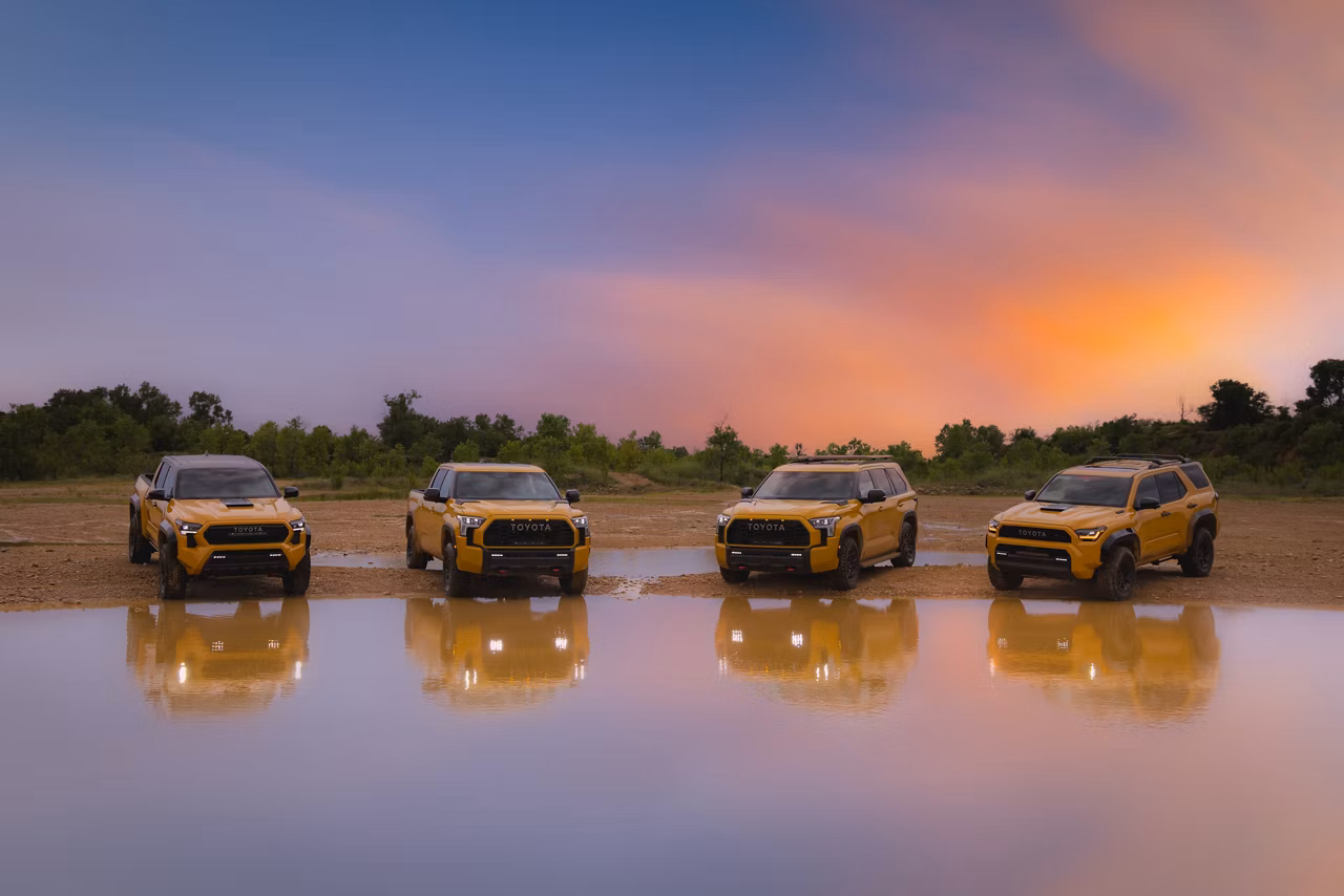 Toyota dévoile les nouvelles couleurs Honeycomb et Hot Honey pour les modèles TRD Pro 2027 | St-Léonard Toyota Montréal