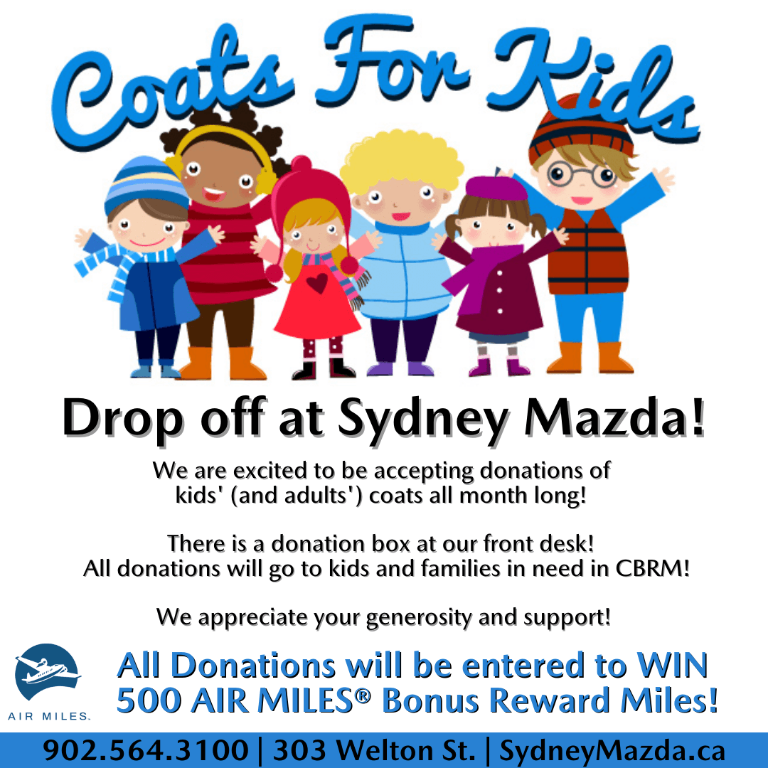 QUINLAN FAMILY ‘COATS FOR KIDS’ HOLIDAY DRIVE DROPOFF @ SYDNEY MAZDA
