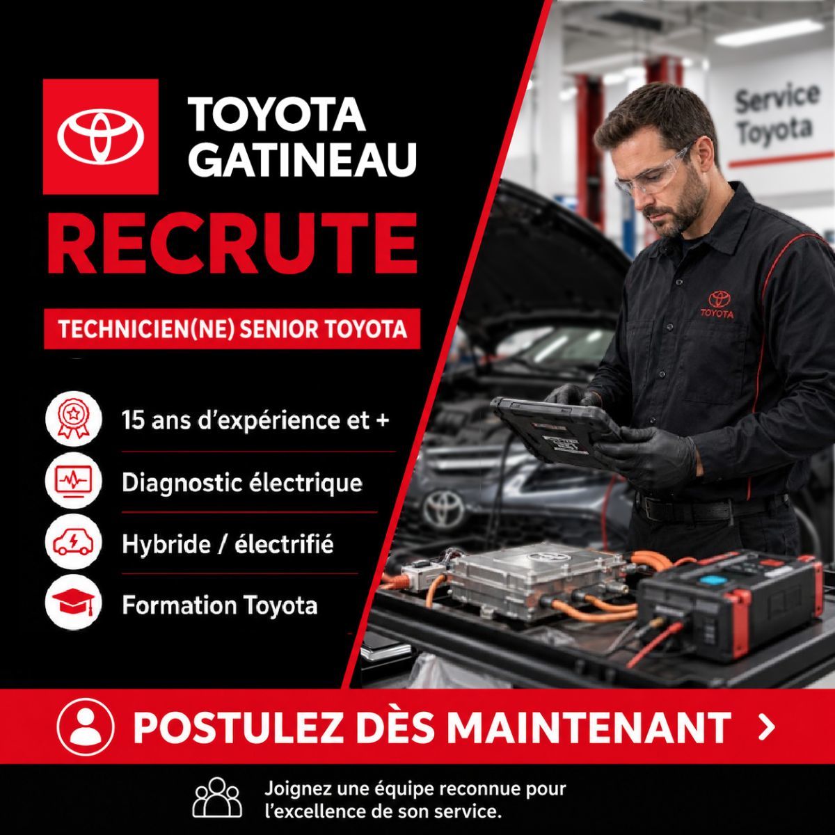 Technicien(ne) automobile Senior - Diagnostic électrique et hybride