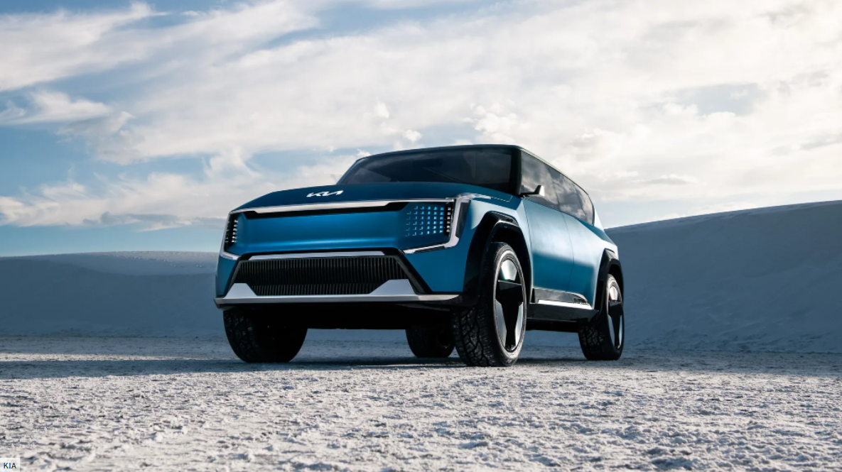 Kia EV9 - an electric seven-seat SUV coming in 2023