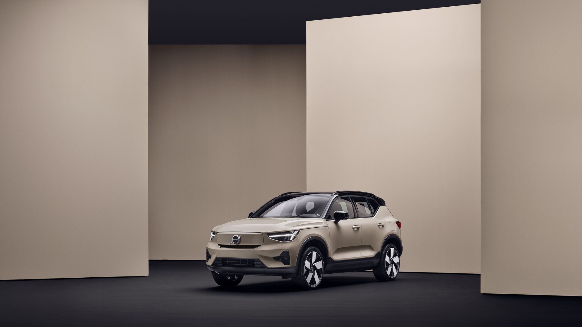 2026 Volvo EX40 electric SUV in a neutral studio setting