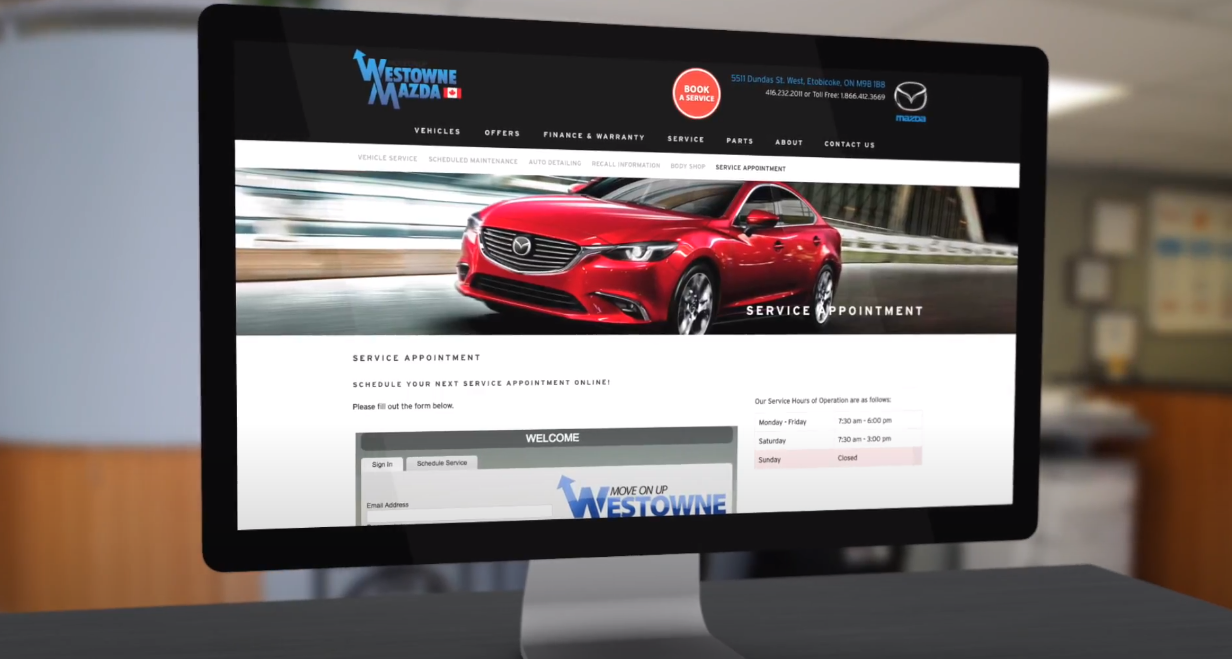 Westowne Mazda - Service Appointment Scheduler