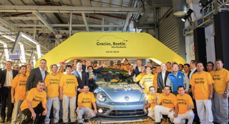 We say goodbye to the Volkswagen Beetle