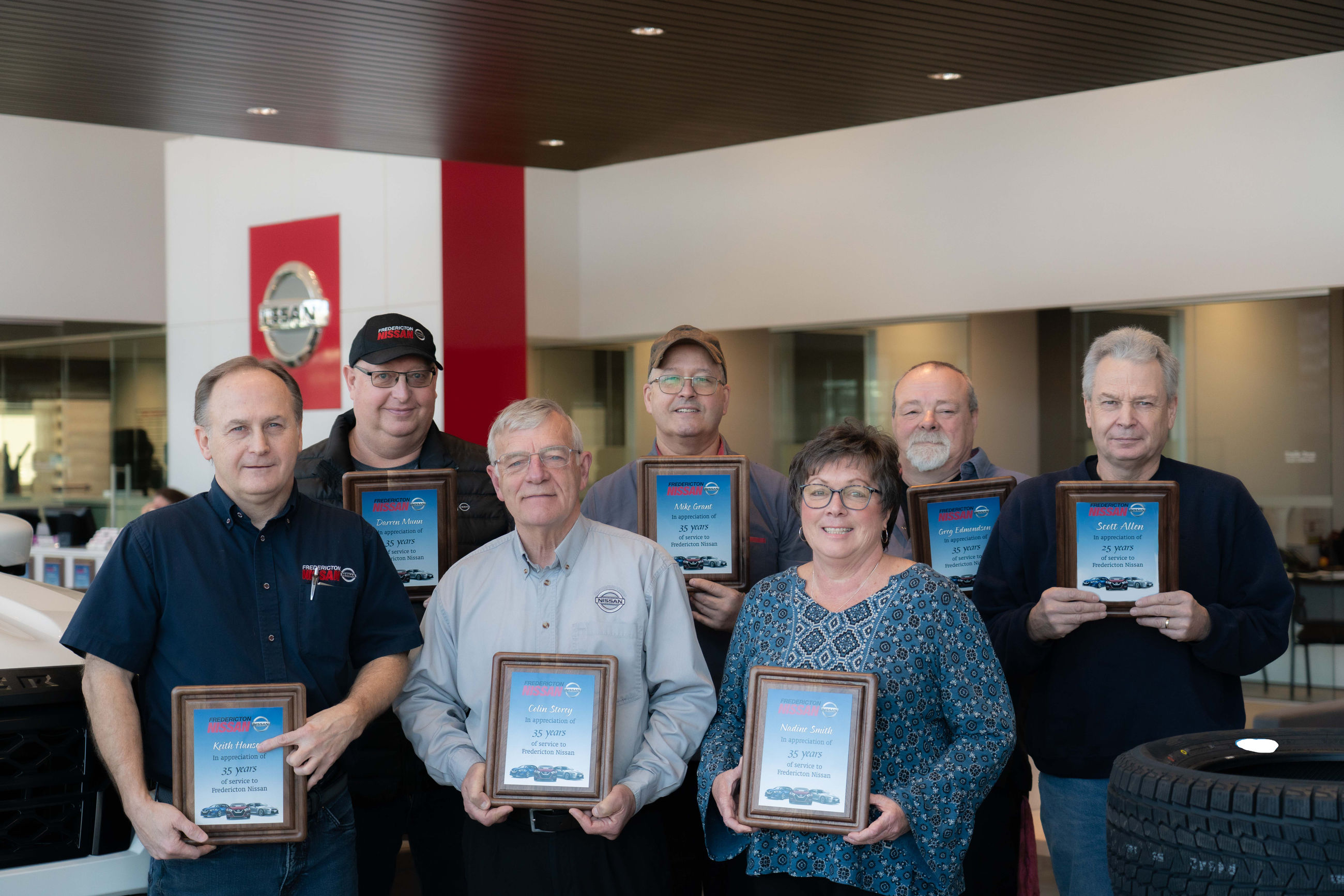 35 + YEARS OF SERVICE WITH FREDERICTON NISSAN
