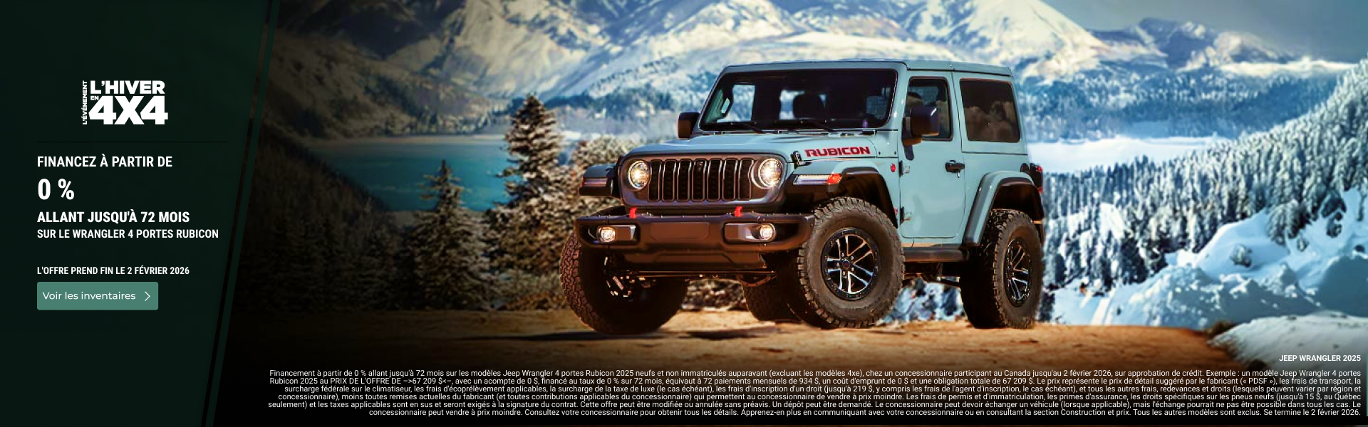 Evenement Jeep - Wrangler