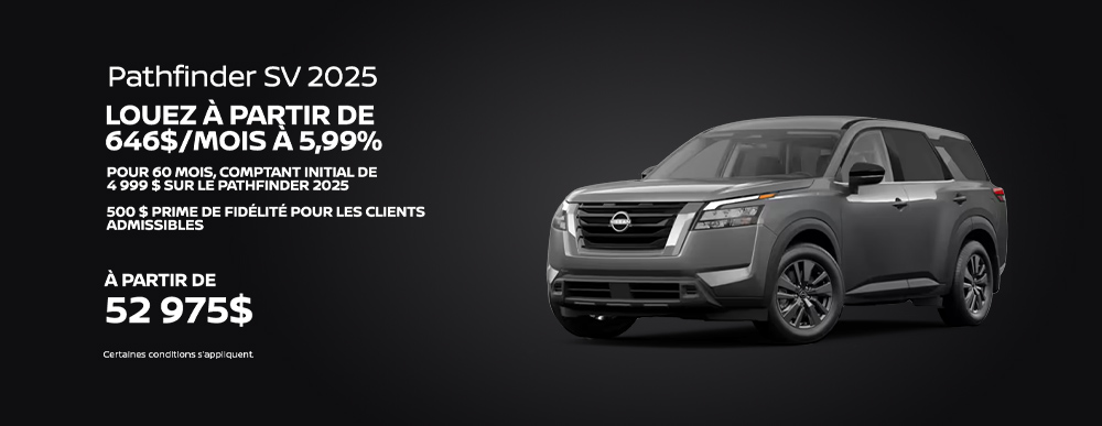 Nissan - Pathfinder SV