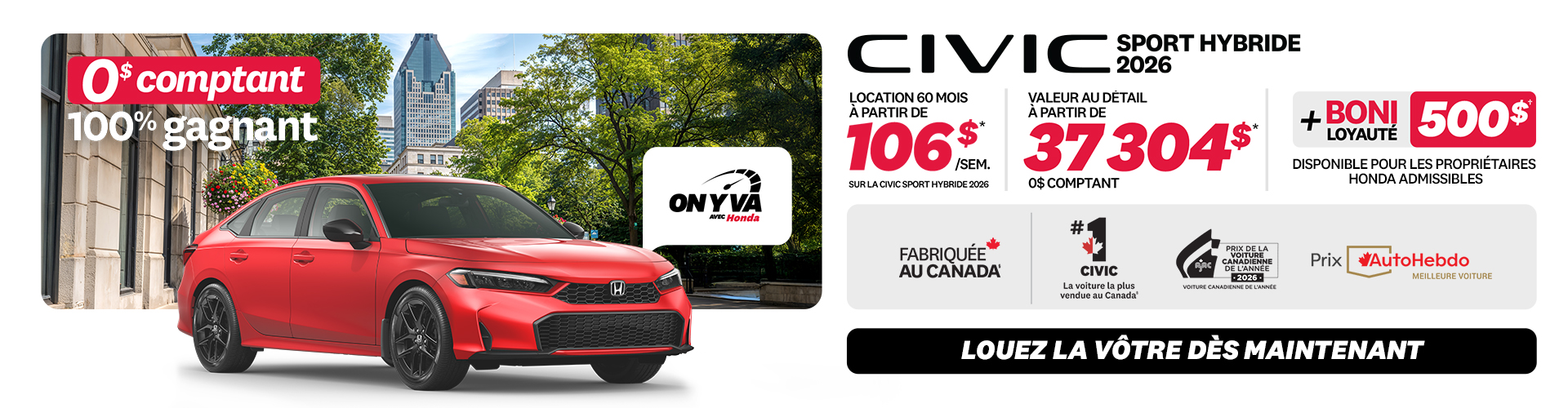 Honda - Civic Sport Hybrid