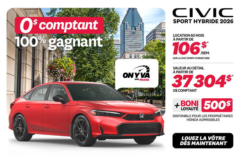Honda - Civic Sport Hybrid