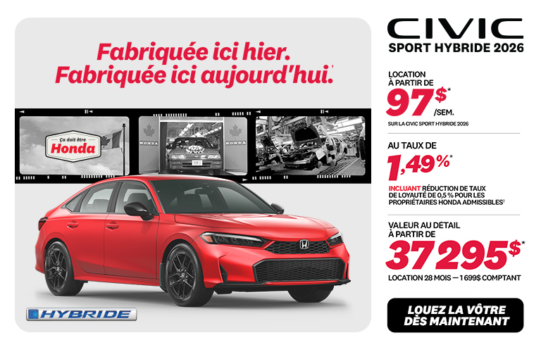 Honda - Civic Sport Hybrid