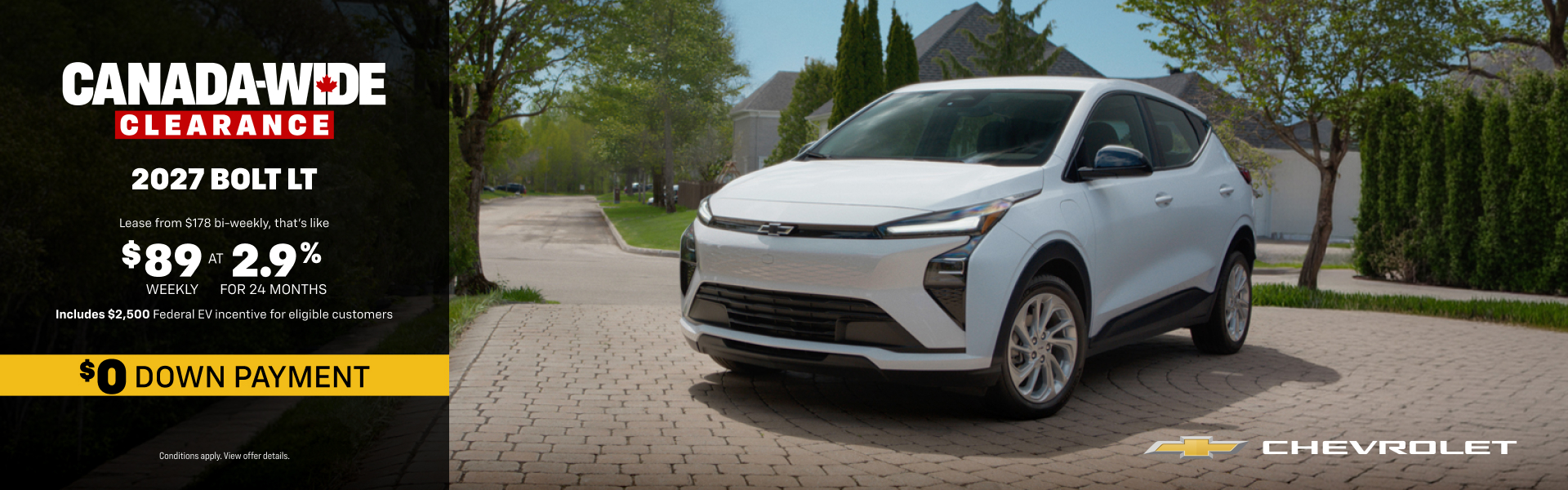 Chevrolet Bolt LT Lease Chevrolet Bolt LT Lease