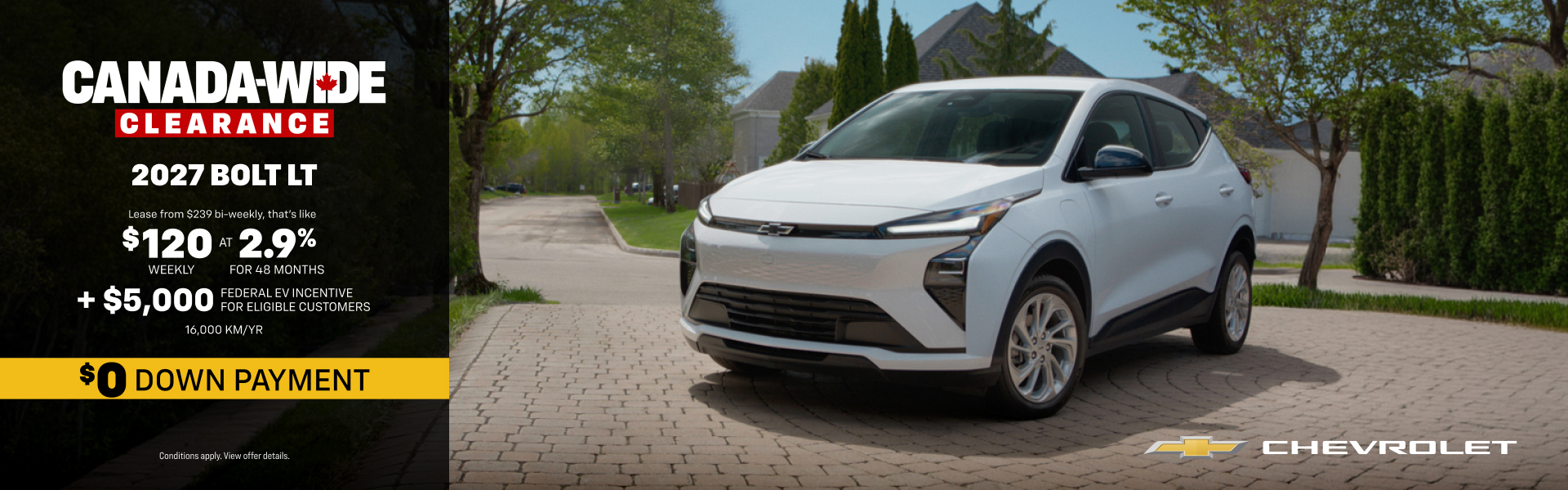 Chevrolet Bolt LT Lease