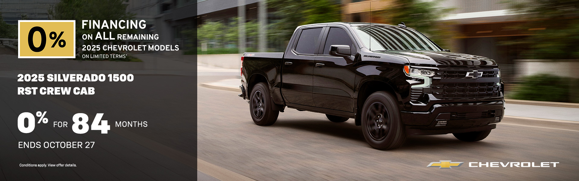 Chevrolet - Silverado 1500 1500 RST Crew Cab - Finance 