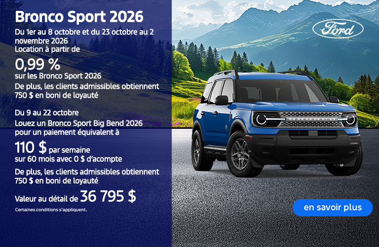 Ford Bronco Sport 2025