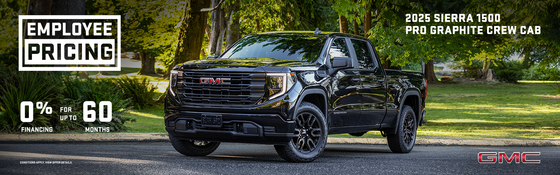 GMC - Sierra Pro Graphite Crew Cab Finance