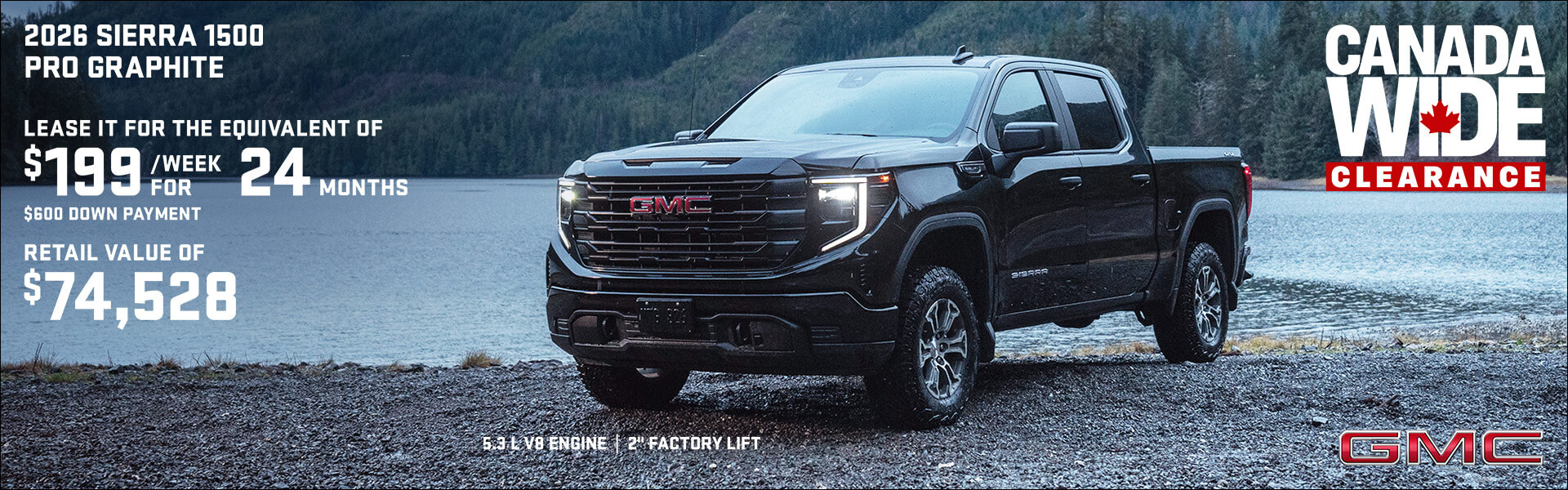 2026 Sierra 1500 Pro Graphite