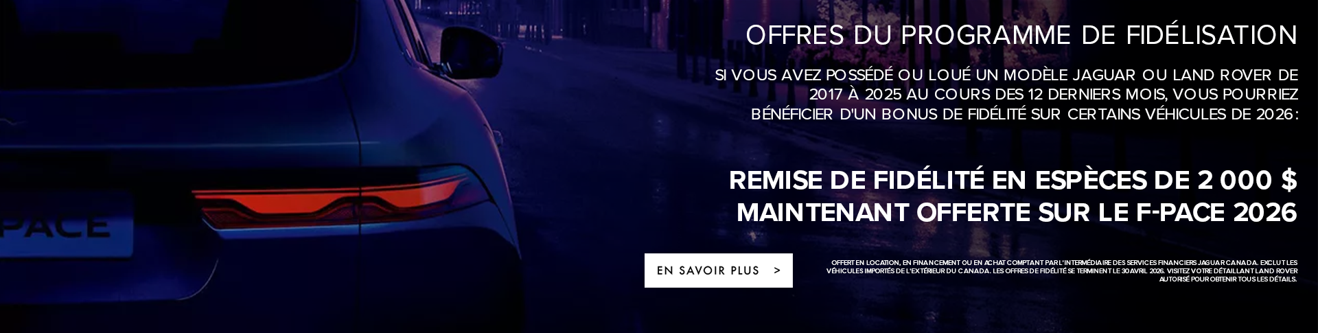 Evénement Jaguar