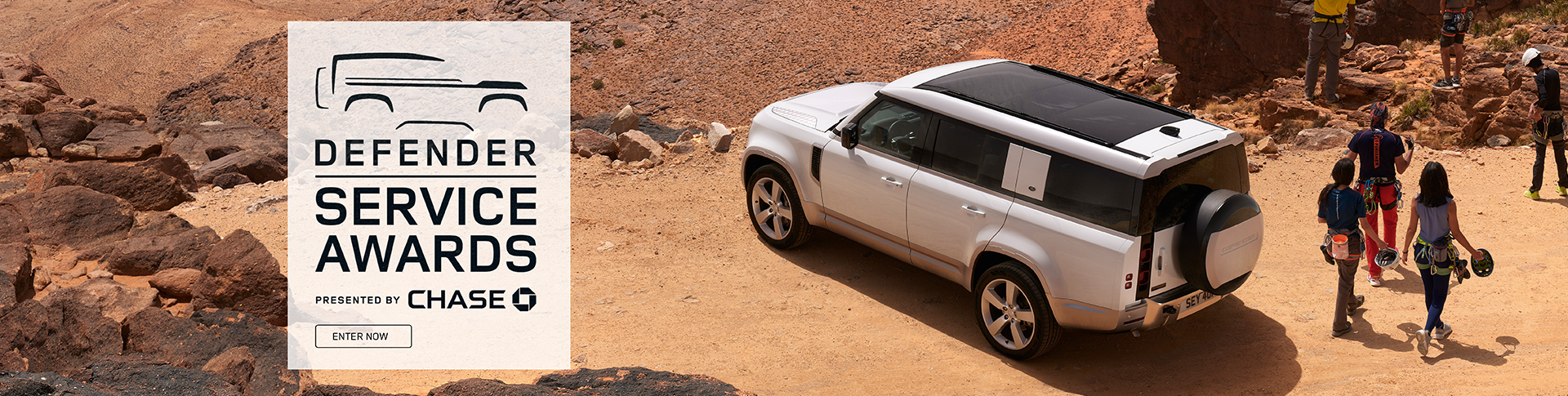 Land Rover Dedender Service Awards